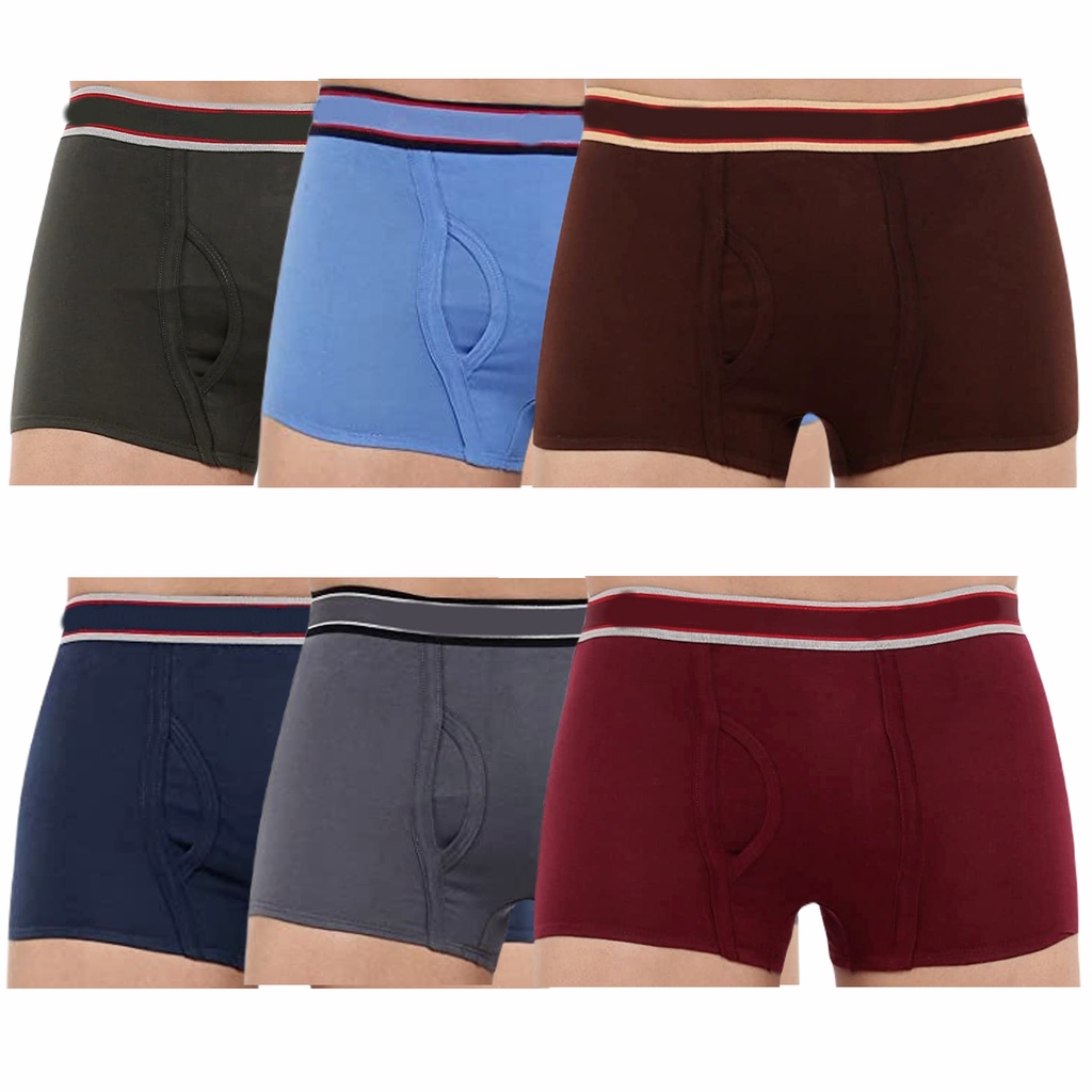 INNERO Men's Underwear Mini Trunk Pack Of 6