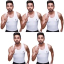 RANJIT - Men's Vest White Sleeveless Pack Of 5 