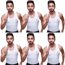 RANJIT - Men's Vest White Sleeveless Pack Of 6 