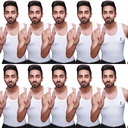 RANJIT - Men's Vest White Sleeveless Pack Of 10