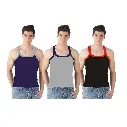 INNERO - Men's Gym Vest Assorted Color Pack Of 3