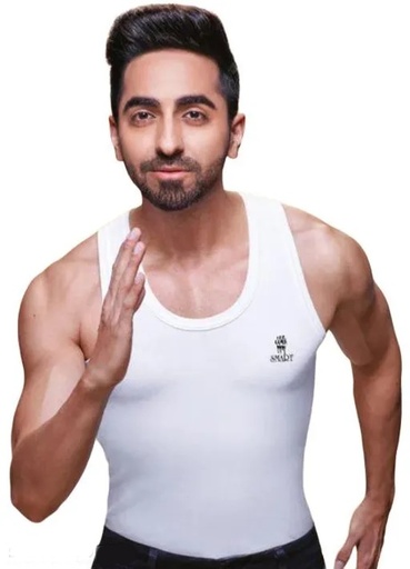 RANJIT - Men's Vest White Sleeveless Pack Of 1