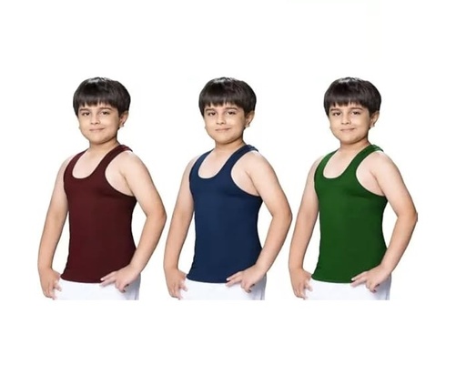 INNERO Kids Color Vest Pack Of 3