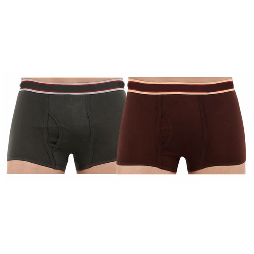 INNERO Men's Underwear Mini Trunk Pack Of 2