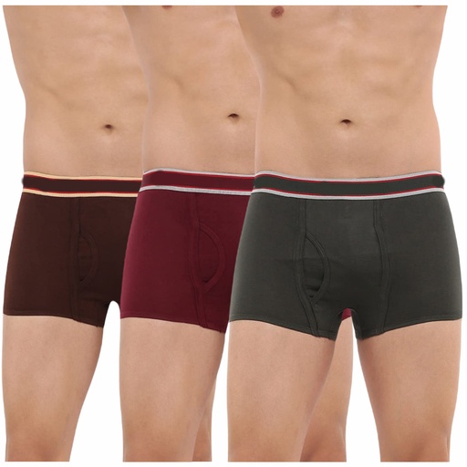 INNERO Men's Underwear Mini Trunk Pack Of 3
