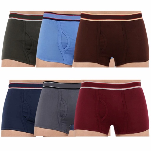 INNERO Men's Underwear Mini Trunk Pack Of 6