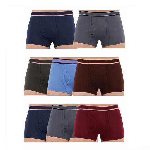 INNERO Men's Underwear Mini Trunk Pack Of 8 