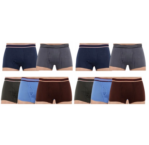 INNERO Men's Underwear Mini Trunk Pack Of 10