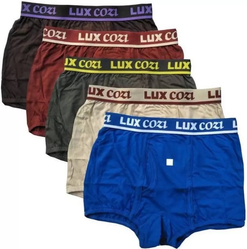 LUX COZI Underwear For Men Bigshot Mini Trunk - Pack Of 5